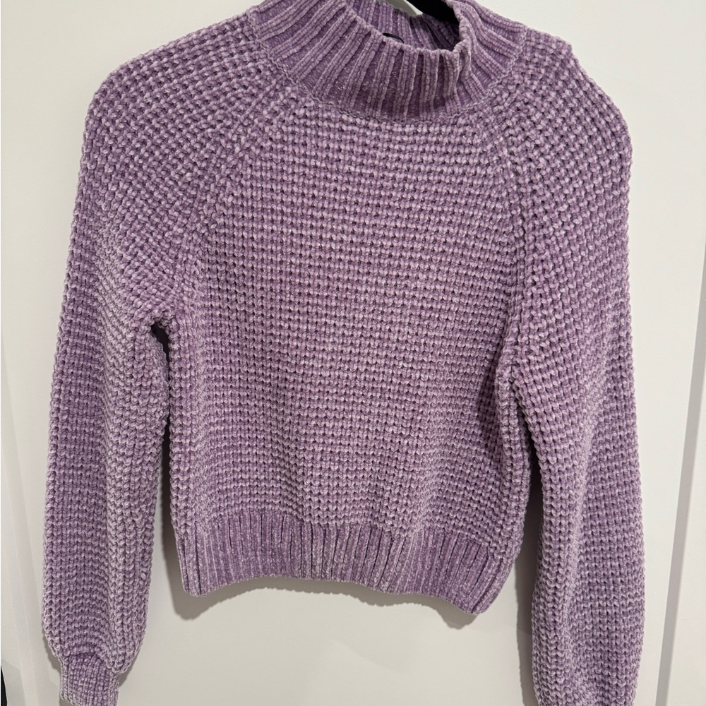 Purple Knit Women's Sweater